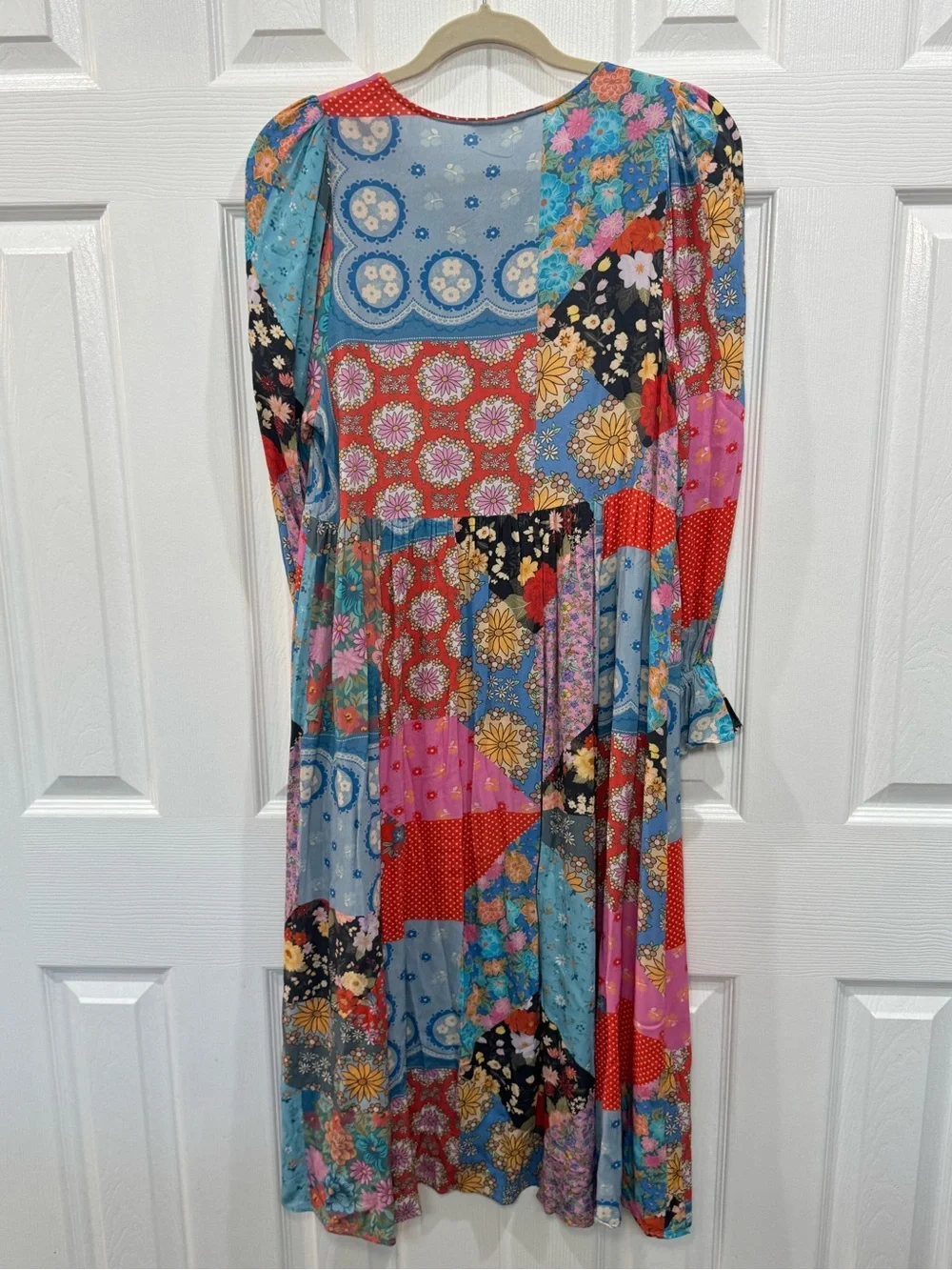 🌸🦋 Free People Multi-Color Patchwork Maxi Dress 🦋🌸‎
